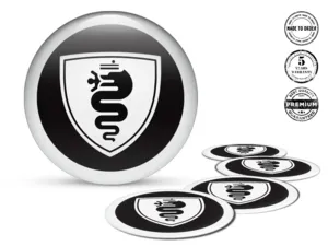 Alfa Romeo Felgendekor Stil Premium-Dome-Ausgabe